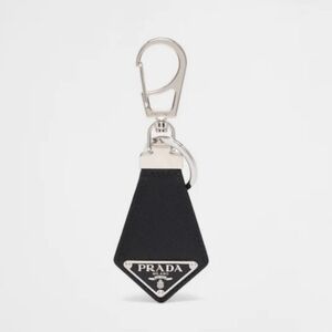 PRADA Saffiano leather keychain ✨NEW✨